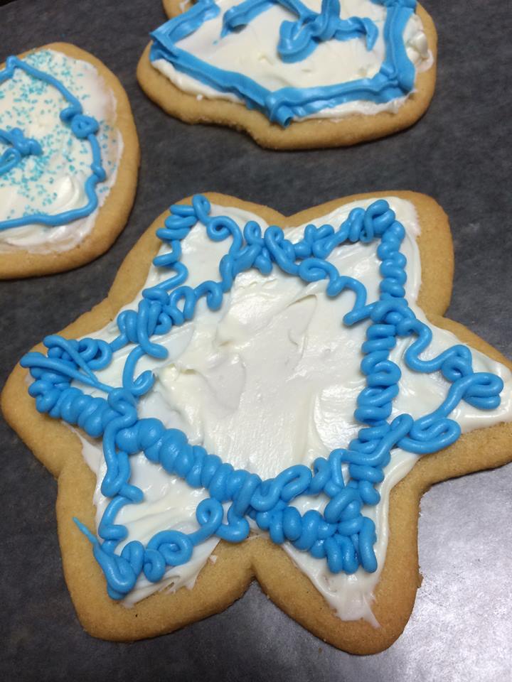 I had a little trouble with the decorating