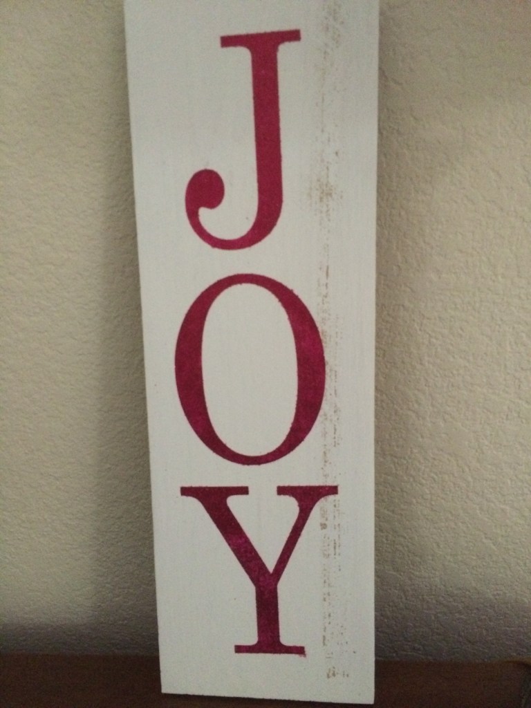 Made this one today. I'll distress it more and add some twine and jingle bells to the bottom, I think.